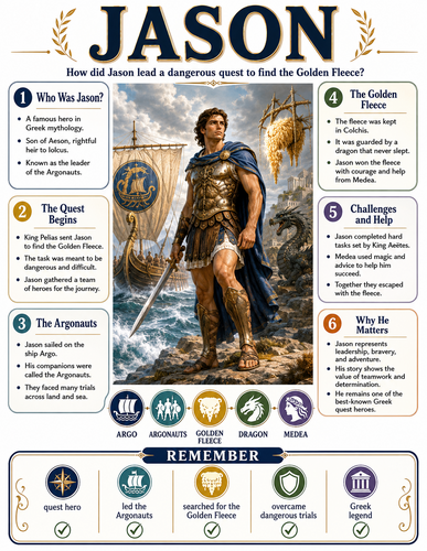 Jason I Greek Mythology I Infographic