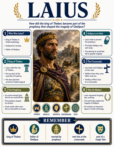 Laius I Greek Mythology I Infographic