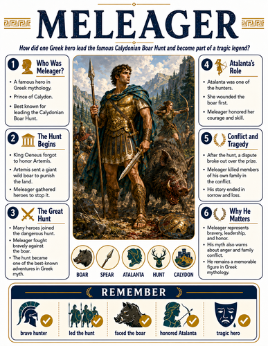 Meleager I Greek Mythology I Infographic