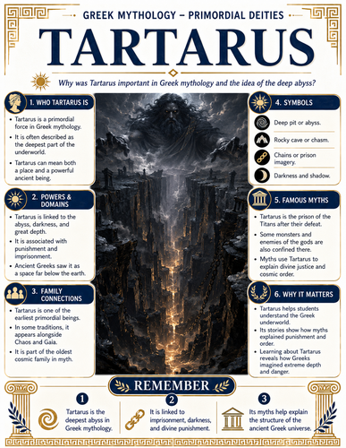 Tartarus_ I Greek Mythology I Infographic