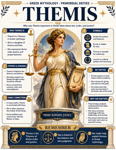 Themis I Greek Mythology I Infographic
