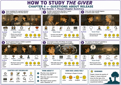 The Giver Chapter 4 Visual Summary: UDL & SEN Mat