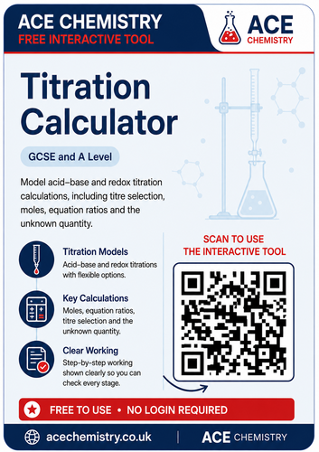 Titration Calculator – GCSE & A Level Chemistry