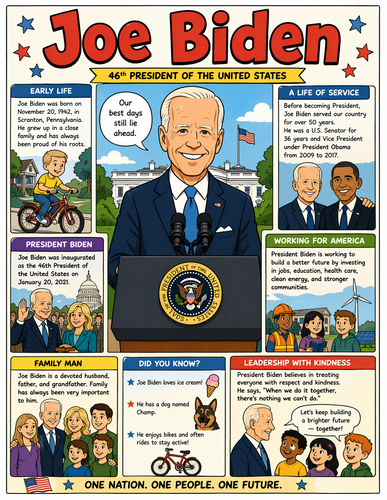 Joe Biden I Educational Infographic