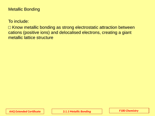 AAQ OCR F180 Chemistry C3