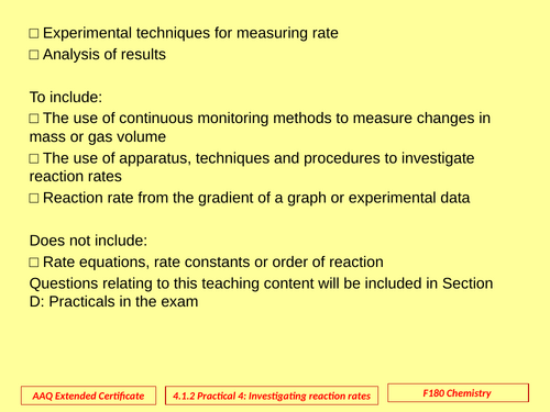 AAQ OCR F180 Chemistry C4