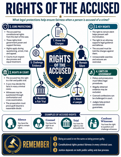 Rights of the Accused I Educational Poster