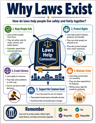 Why Laws Exist I Educational Poster