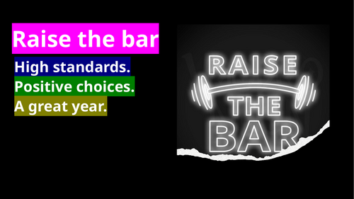 Raise the Bar -Tutor time resource