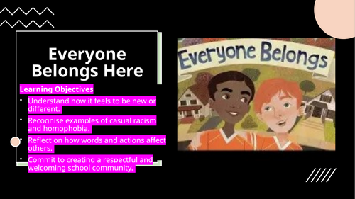 Everyone belongs here