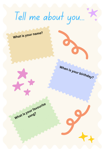 About Me Form