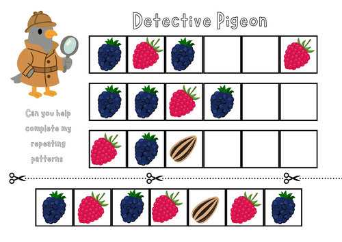 Detective Pigeon- Repeating Patterns