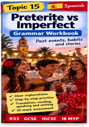 Spanish Preterite vs Imperfect + Fiestas y Celebraciones | Complete 4-PDF Bundle + Answers