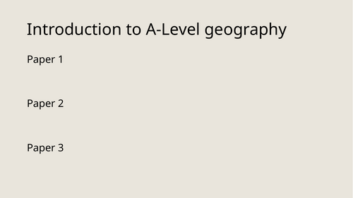Tectonic Processes and Hazards Edexcel A-Level SOW