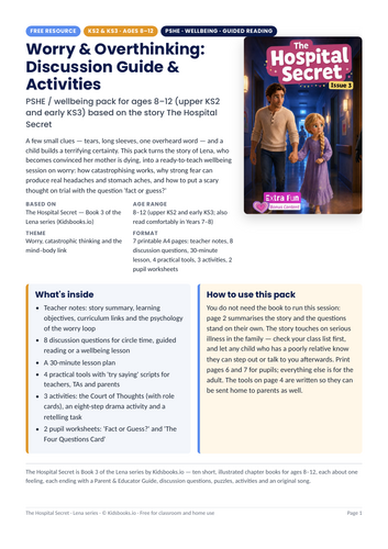 Worry & Overthinking KS2 PSHE Guide