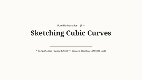 P1 Maths Sketching Cubic Curves