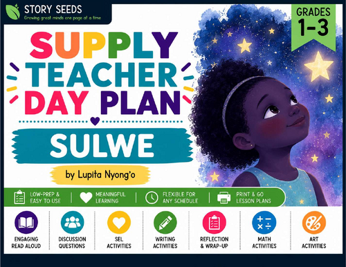 Sulwe Supply Teacher Day Plan | Grades 1–3
