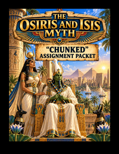 Osiris and Isis Myth "Chunked" Assignment Packet