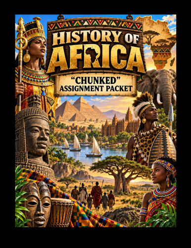 History of Africa "Chunked" Assignment Packet