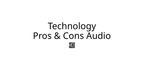 AQA GCSE 2026: Pros Cons Listening | Technology (French Foundation)