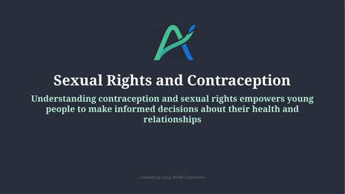 Sexual Rights and Contraception: RSE Lesson