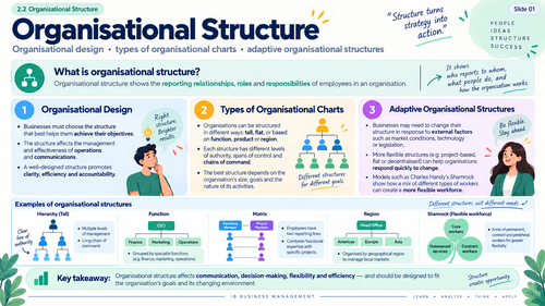 IB Business Management 2.2 Organisational Structure Slides