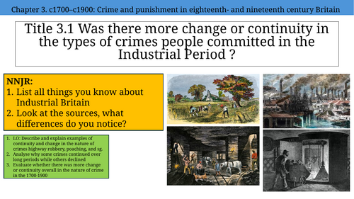 Edexcel GCSE History: Crime & Punishment c1700–c1900