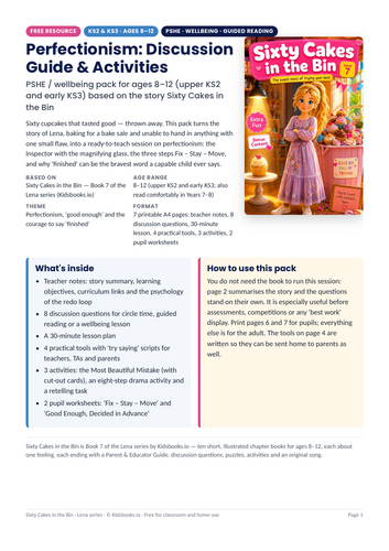 Perfectionism KS2 PSHE Guide & Activities