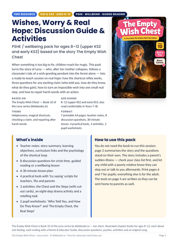 Hope, Wishes & Worry KS2 PSHE Guide