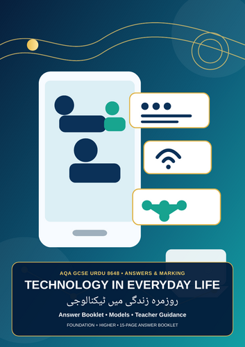 AQA GCSE Urdu 8648 – Technology in Everyday Life | Vocabulary, Grammar, Reading, Writing & Answers