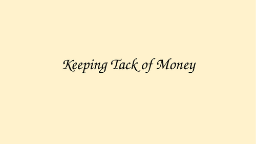 LKS2 - Living in the Wider World- Keeping track of Money
