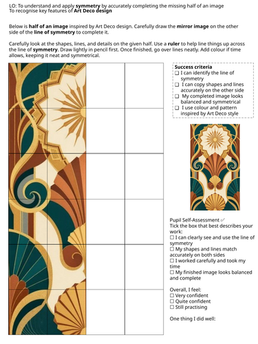 Art Deco Cover work