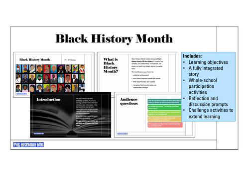 Black History Month Assembly | KS1 & KS2 | Updated for 2026-27
