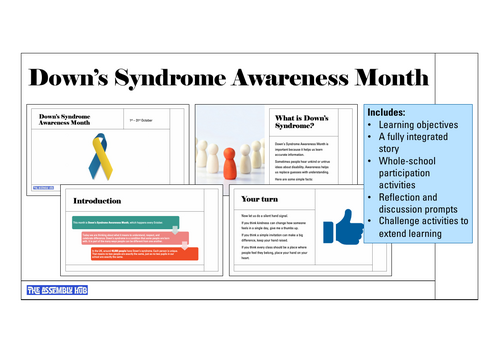 Down's Syndrome Awareness Month Assembly | KS1 & KS2 | Updated for 2026-27