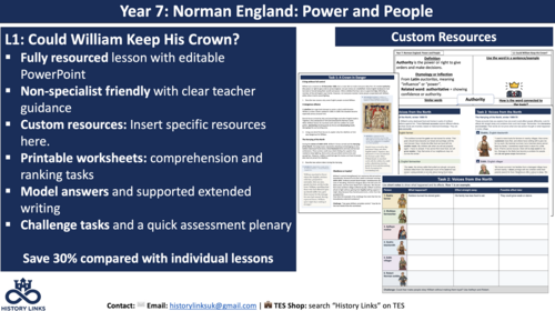 Harrying of the North & Norman Control | KS3 Year 7 History Lesson