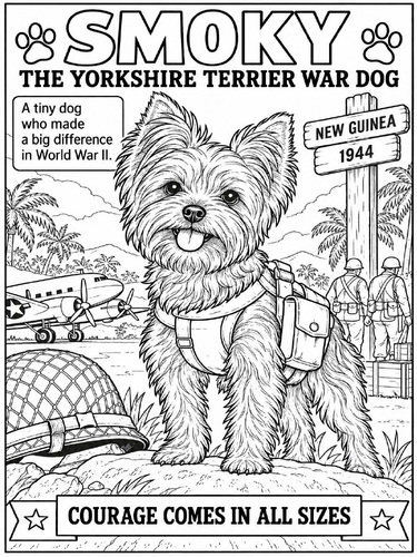 Smoky – The Yorkshire Terrier War Dog Poster