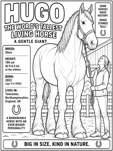 Hugo – The World’s Tallest Living Horse Poster