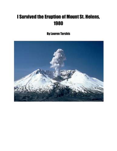 I Survived the Eruption of Mount St. Helens, 1980 Novel Study