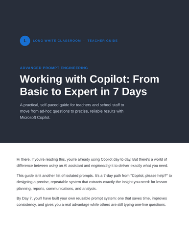 7-Day Copilot Prompt Engineering Guide (Free)