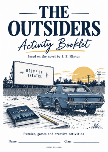 The Outsiders Activity & Colouring Pack | Quizzes, Puzzles & Creative Tasks