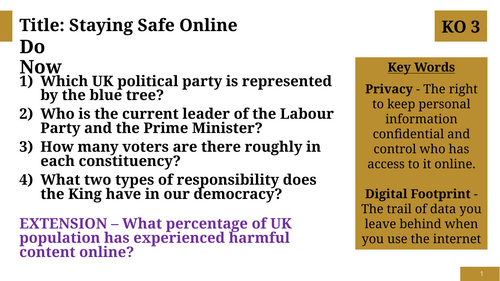 Staying Safe Online