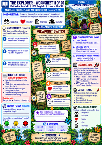 the explorer worksheets 11-20