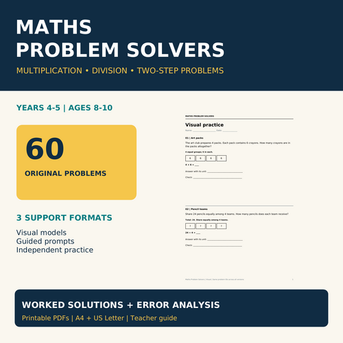 Multiplication and Division Word Problems | Differentiated KS2 Maths