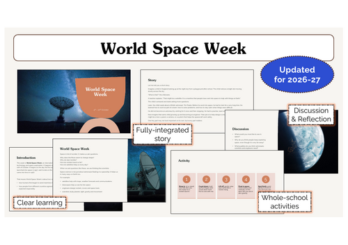 World Space Week Assembly | KS1 & KS2 | Updated for 2026-27