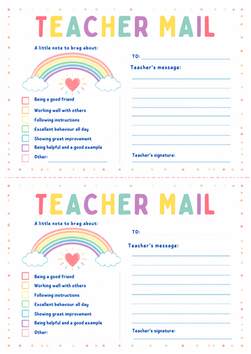 Teacher Mail
