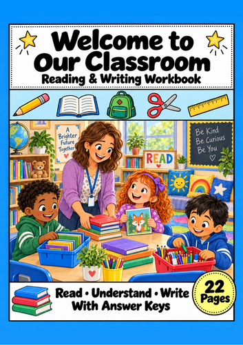 Classroom Vocabulary Reading & Writing Workbook | Grades 1-2 EAL ESL