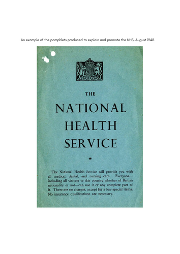 Texts for analysis - Old NHS advertisements