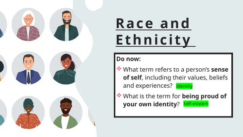 KS3 PSHE – Race, Ethnicity & Cultural Identity (Identity & Diversity Lesson)