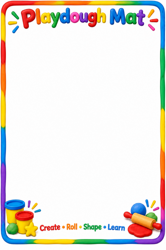 Playdough mat