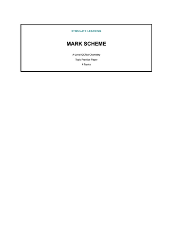 AQA A-Level Chemistry Practice Paper